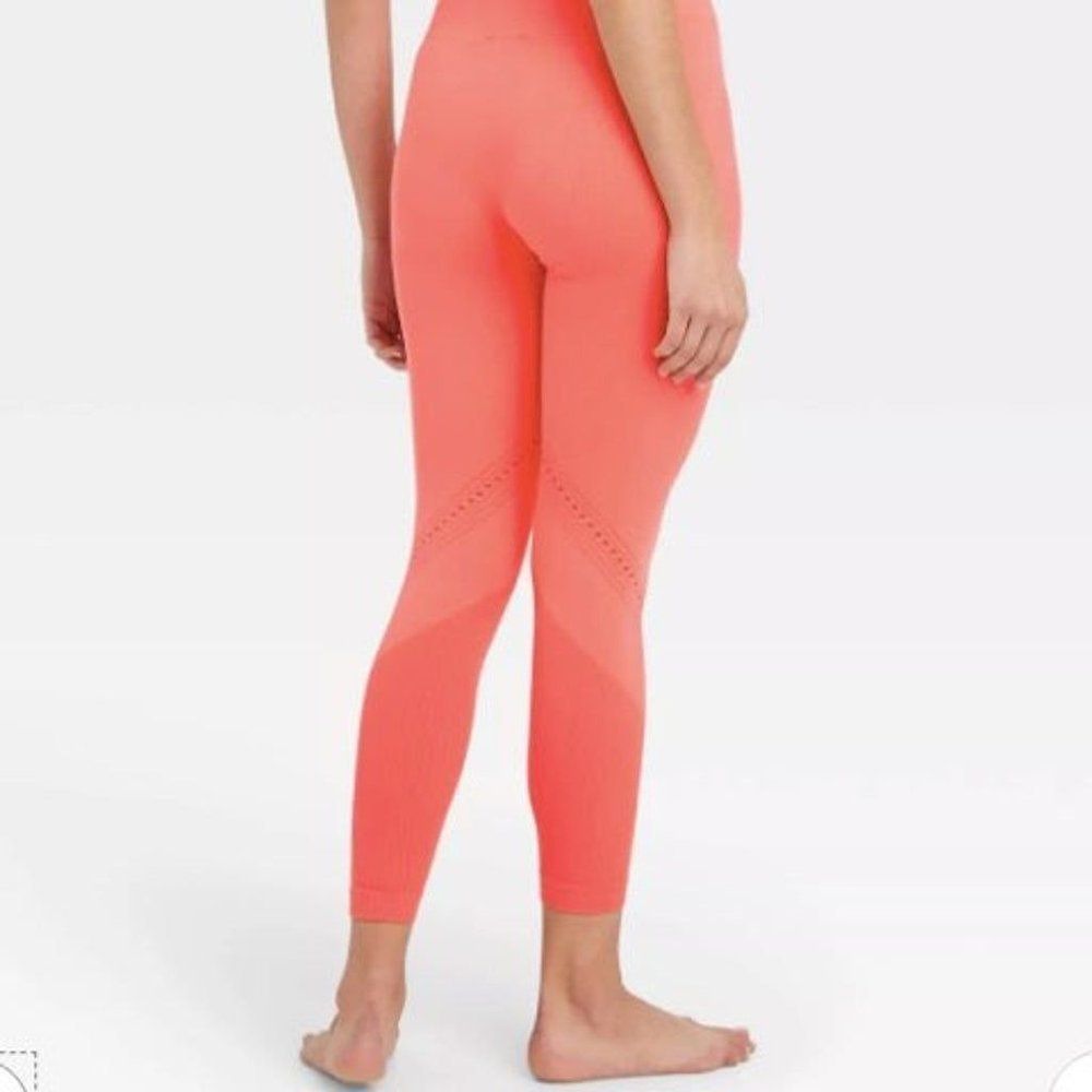 Joy Lab Womens Leggings High-Rise Seamless 7/8 Fitness 